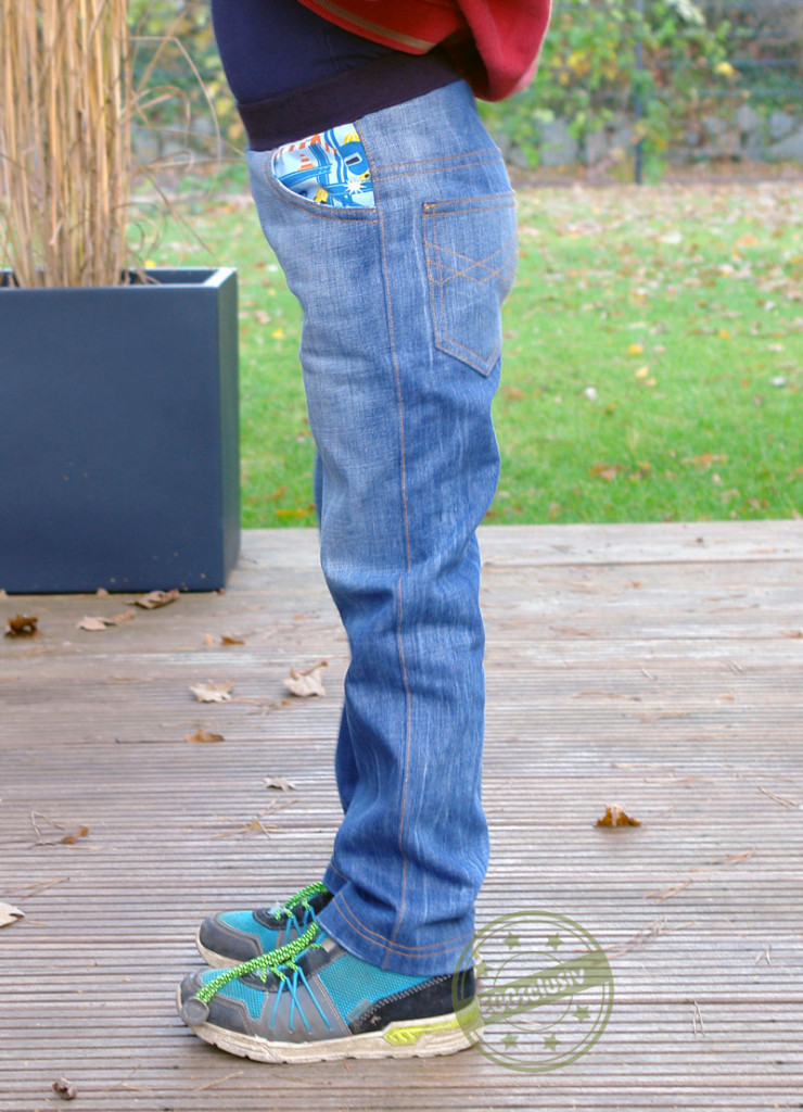 EGGsclusiv: Mottis Jeans von Made vor Motti nähen für Kinder als Upcycling